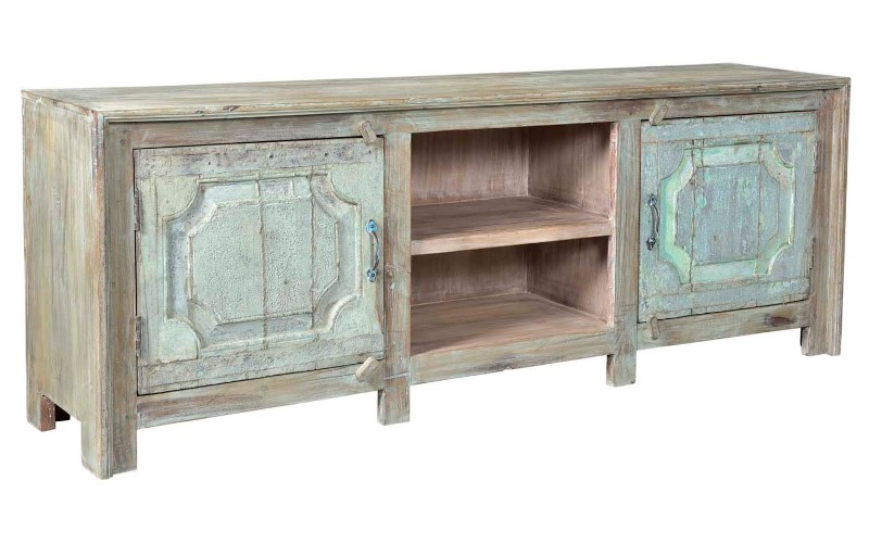 Vintage TV-Schrank in recyceltem Holz, Die Niederlande vintage - Shabby